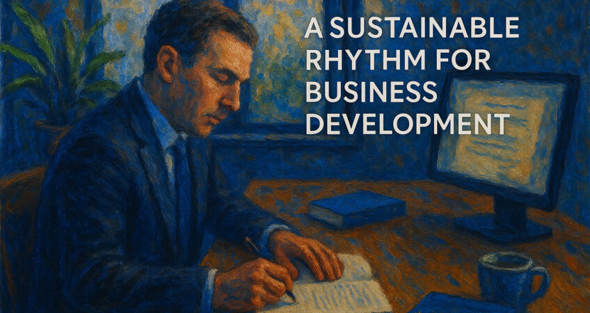 A Sustainable Rhythm for Business Development